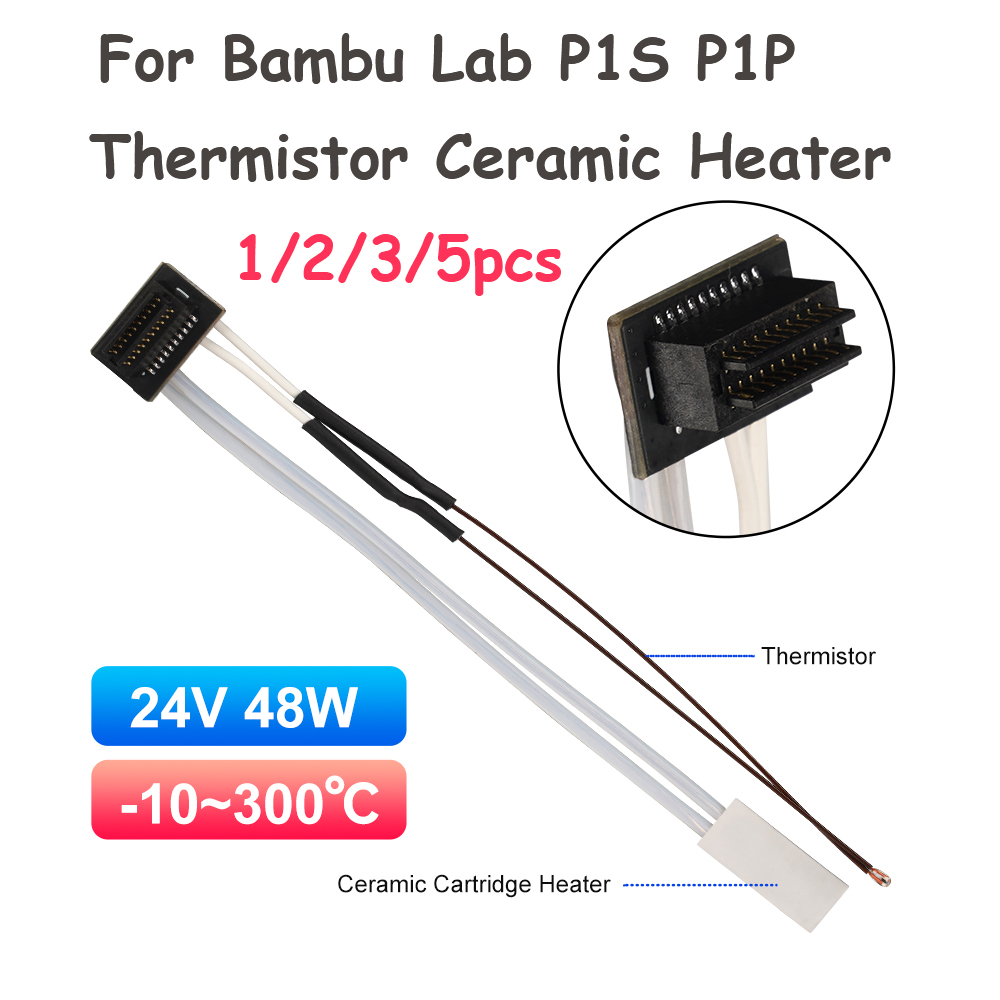 For Bambu Lab P1P Heating Tube - Ceramic Heat Emitter 评论和价格