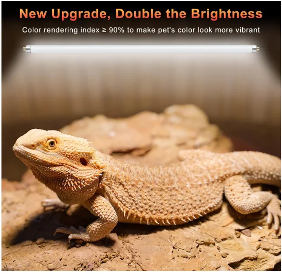2 Pack 8W T5 UVB 10.0 Reptile  - Vitamin D3 Reptile 评论和价格