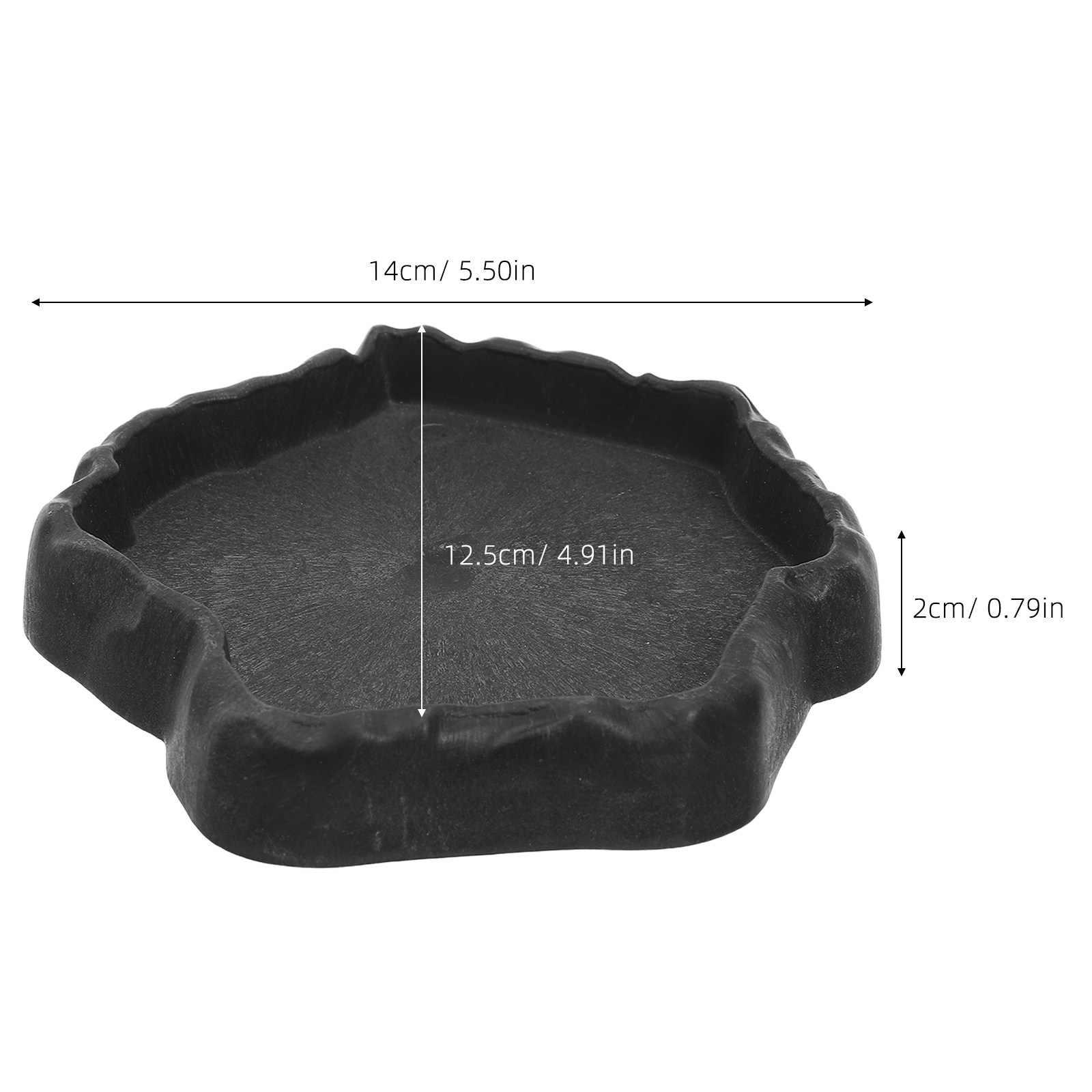 Natural Rock Reptile Feeder Bo - Water Dish Reptile 评论和价格