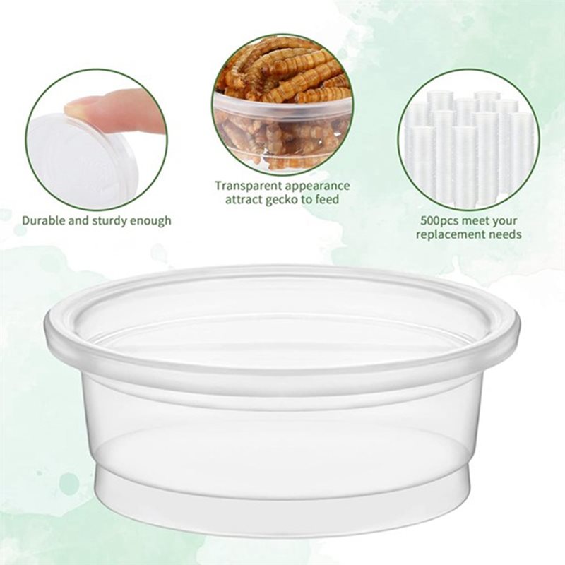 Crested Gecko Food And Water F - Water Dish Reptile 评论和价格